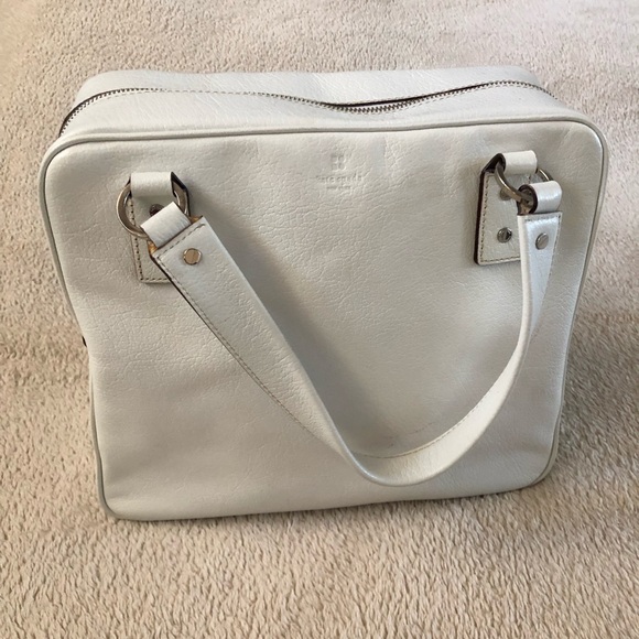 Kate spade white leather handbag - Picture 3 of 4